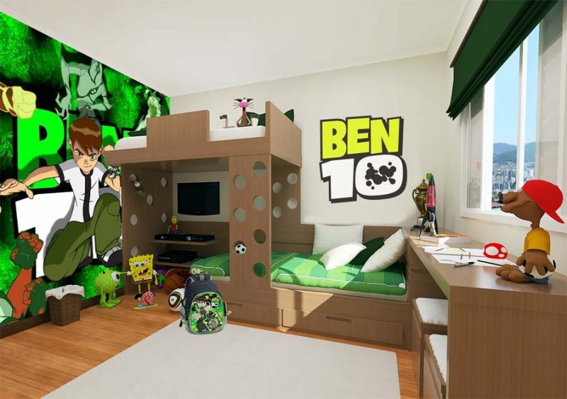quarto de menino Ben 10