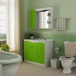 decoração verde para banheiro