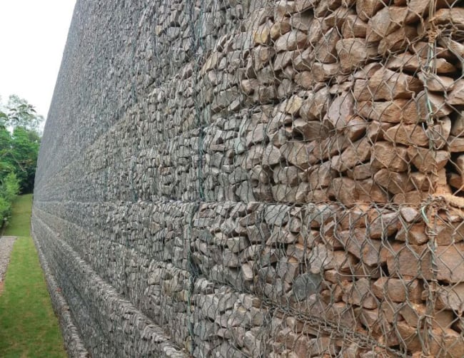 Gabião Muro