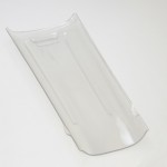 Telha Plan Tipo capa-canal plástica em PVC transparente