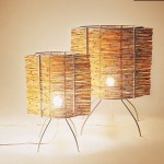 Luminária alternativa em bambu