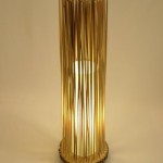 Luminária de bambu moderna