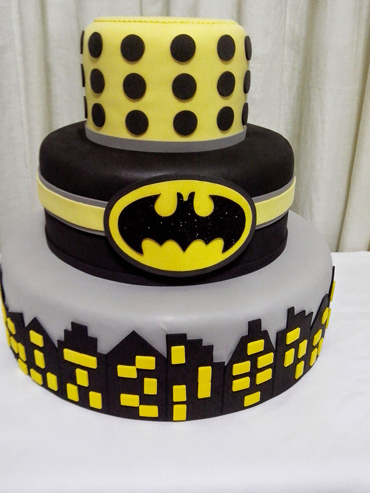 Bolo de aniversário do Batman