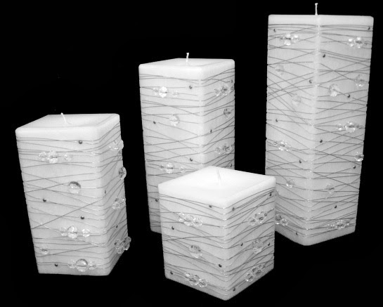 velas caseiras decorativas