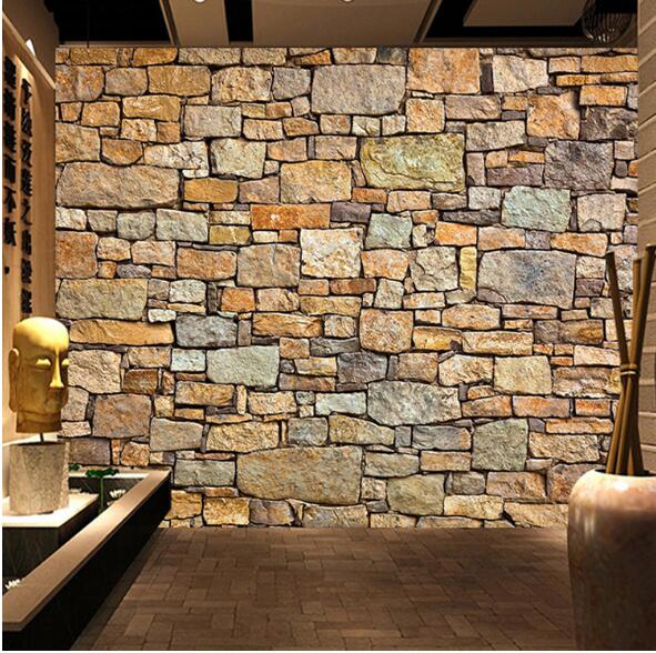 paredes decoradas com pedra