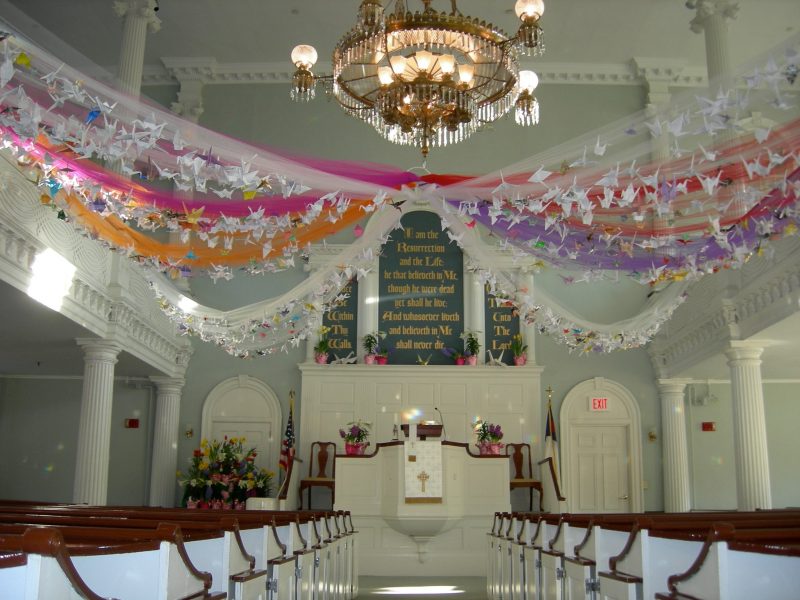 decoração de páscoa para igreja