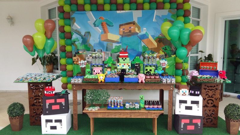 Decoração Festa Minecraft