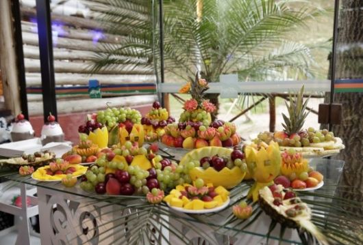 Mesa de Frutas Para Ano Novo