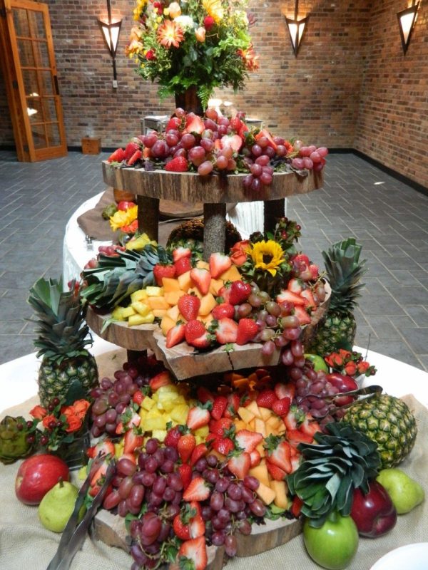 Mesa de Natal Decorada Com Frutas