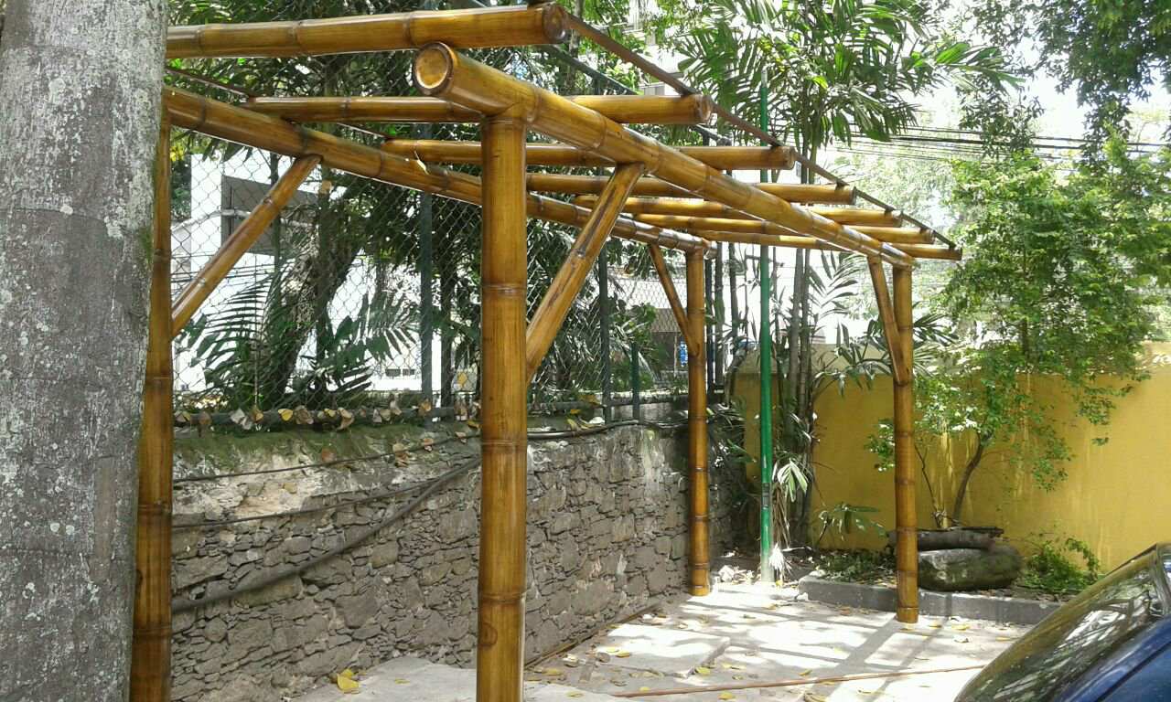 Pergolado de Bambu