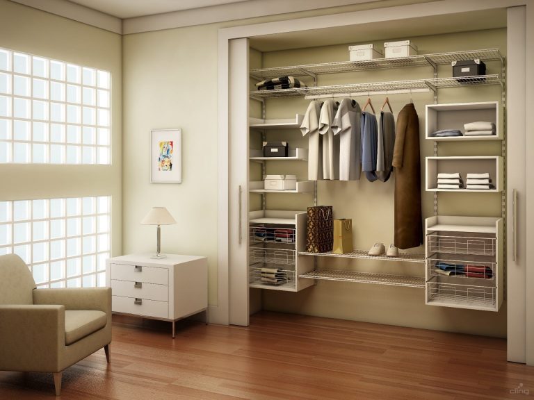 GUARDA ROUPA EMBUTIDO → de Casal, Solteiro, na Parede, c/ Berço