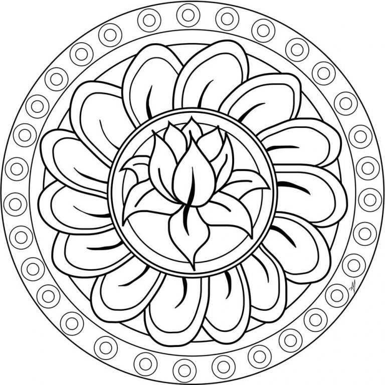 Mandala → Significado Como Fazer Para Colorie And Mandala Lunar