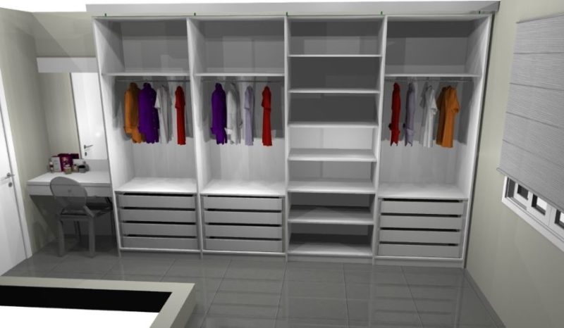 CLOSET MODULADO → Fotos, Opções, Preços, Modelos e Ideias