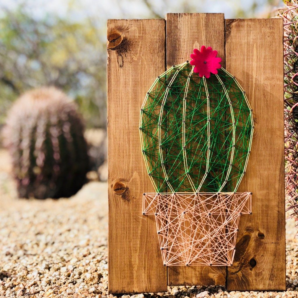 Cactus de String Art