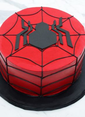 Bolo Redondo do Spiderman