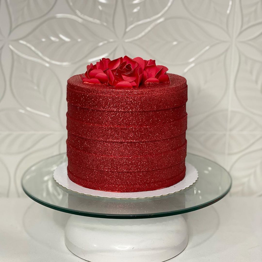 Glow Cake vermelho