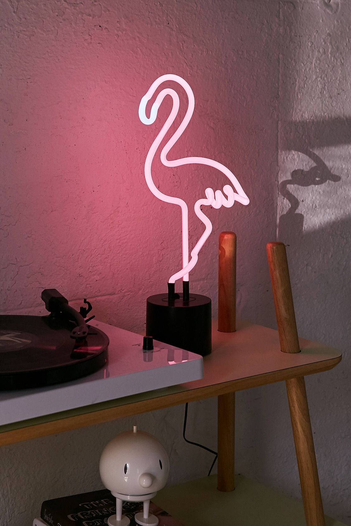 Luminária De Flamingo Neon